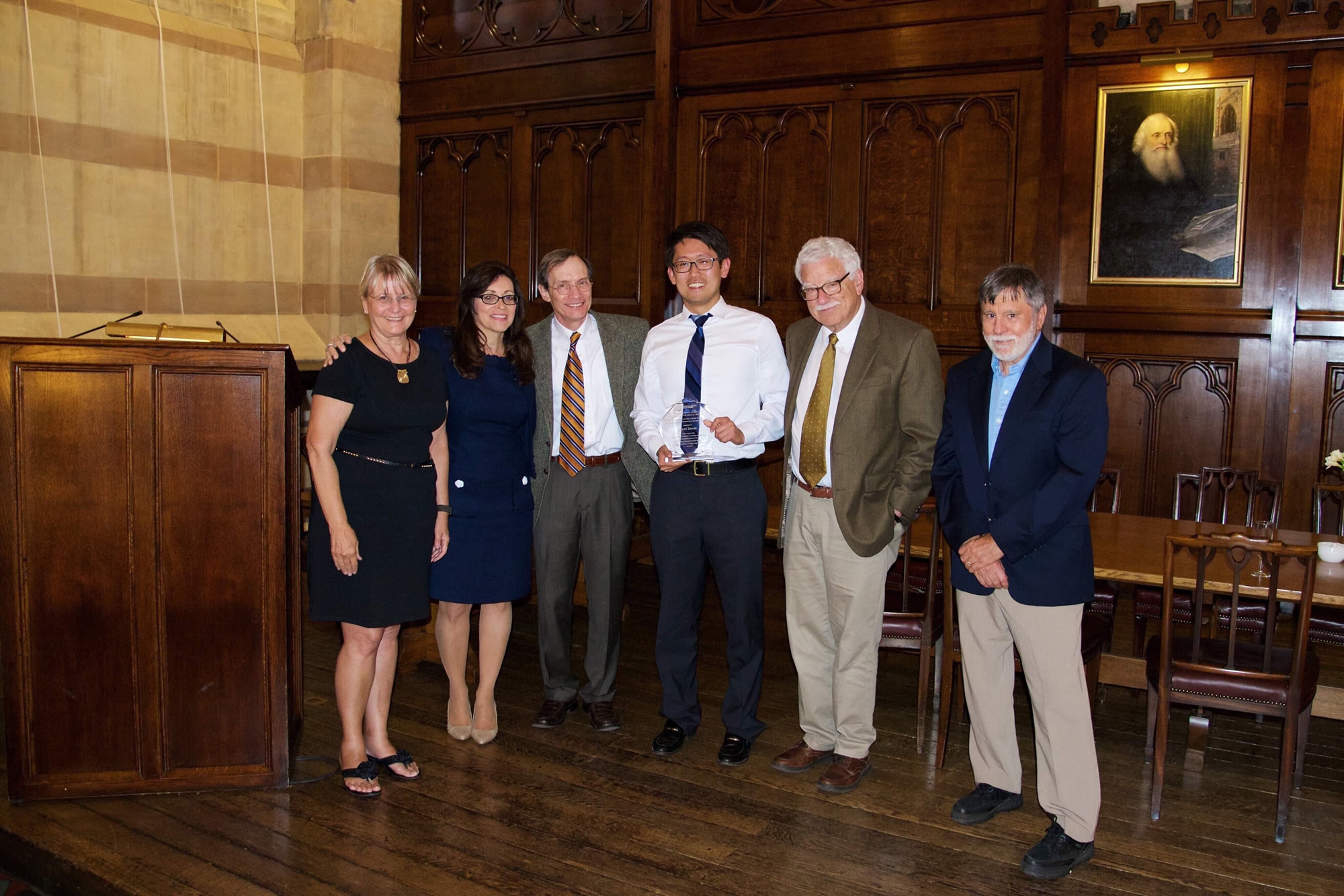 The Dr. Richard and Vera Siegel Translational Award was Presented to Scholar Zinan Zhang